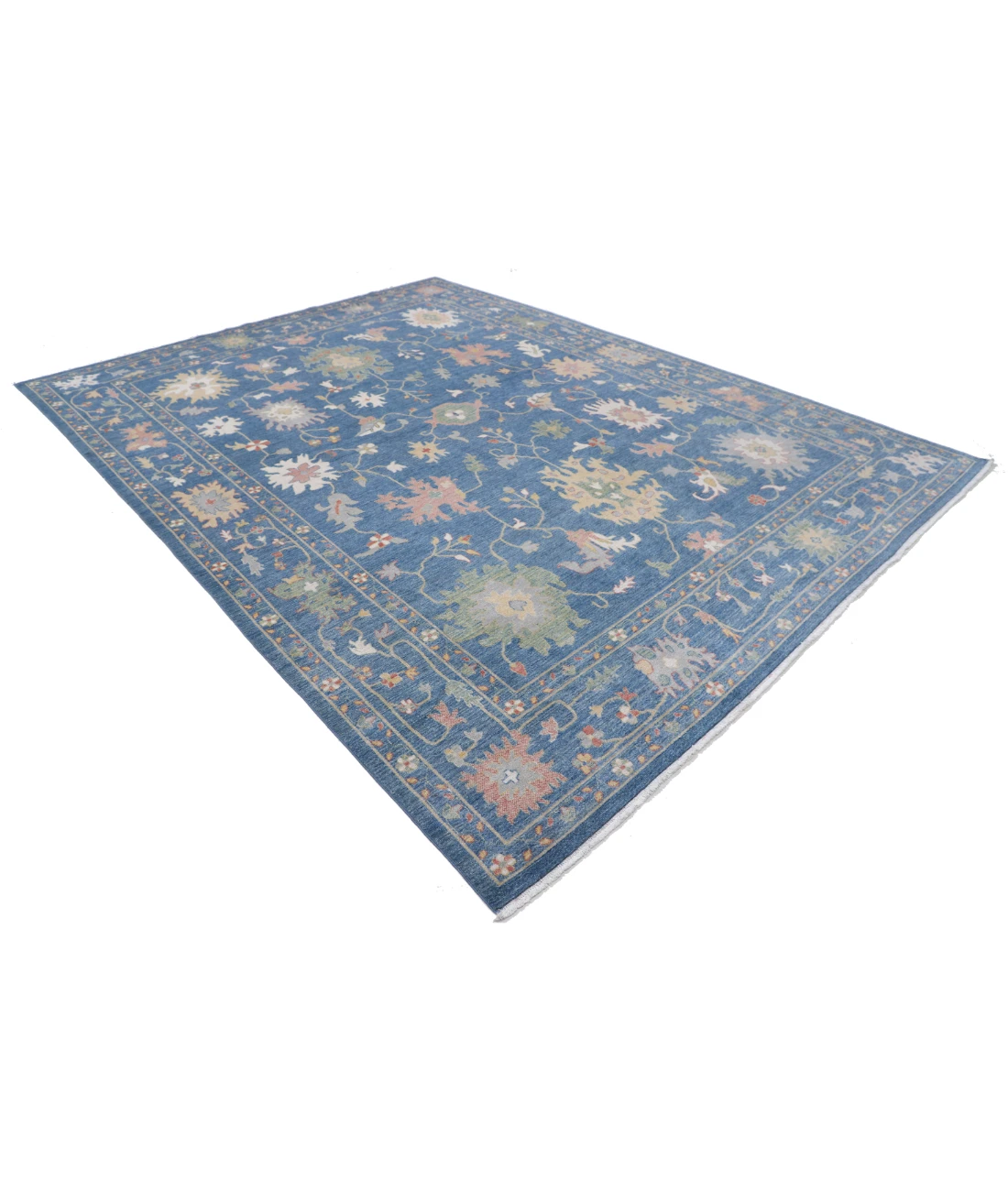 Power Loomed Lily Wool Rug 8' 10" X 11' 10" 8' 10" X 11' 10" (269 X 361) / Blue / Blue