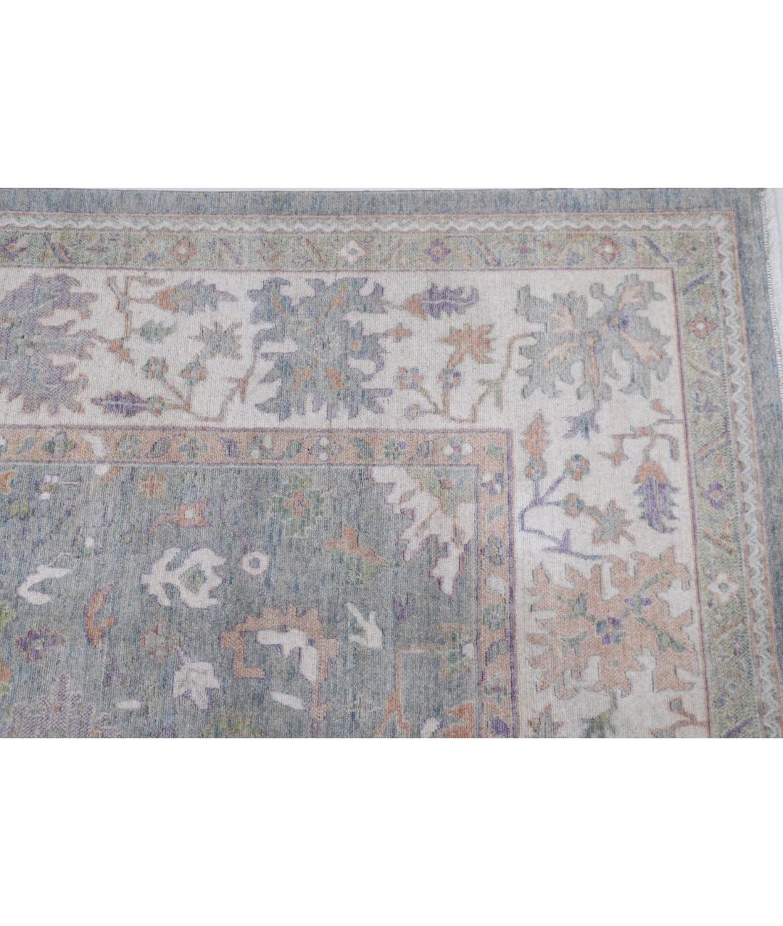 Power Loomed Lily Wool Rug 8' 11" X 11' 10" 8' 11" X 11' 10" (272 X 361) / Grey / Ivory