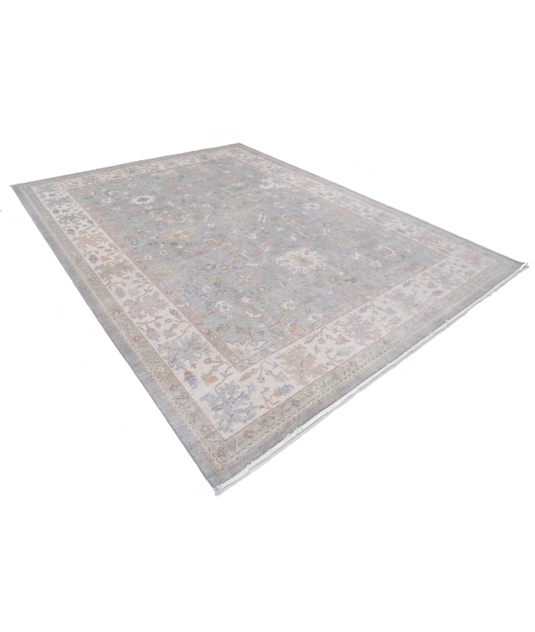 Power Loomed Lily Wool Rug 8' 10" X 11' 11" 8' 10" X 11' 11" (269 X 363) / Grey / Ivory