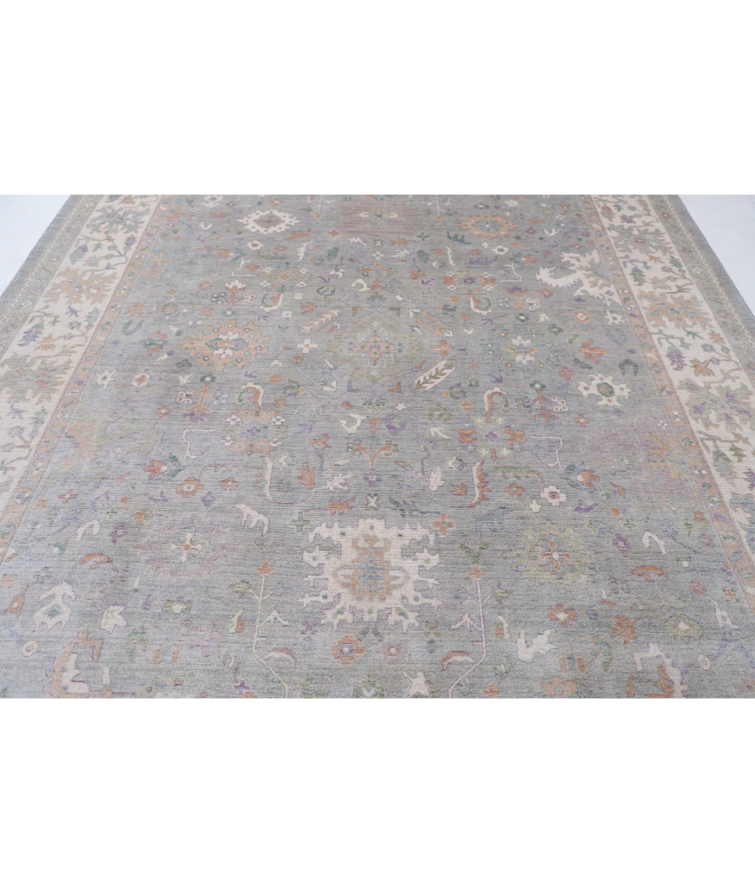 Power Loomed Lily Wool Rug 8' 10" X 11' 11" 8' 10" X 11' 11" (269 X 363) / Grey / Ivory