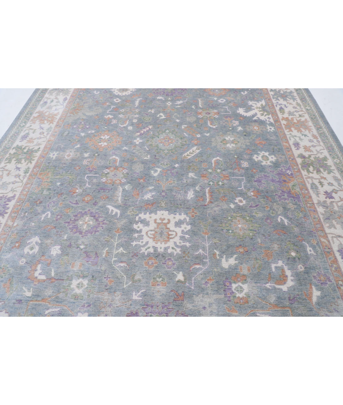 Power Loomed Lily Wool Rug 8' 11" X 12' 0" 8' 11" X 12' 0" (272 X 366) / Grey / Ivory