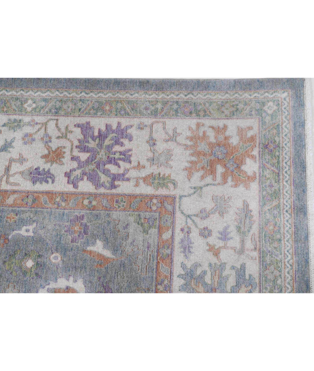 Power Loomed Lily Wool Rug 8' 11" X 12' 0" 8' 11" X 12' 0" (272 X 366) / Grey / Ivory