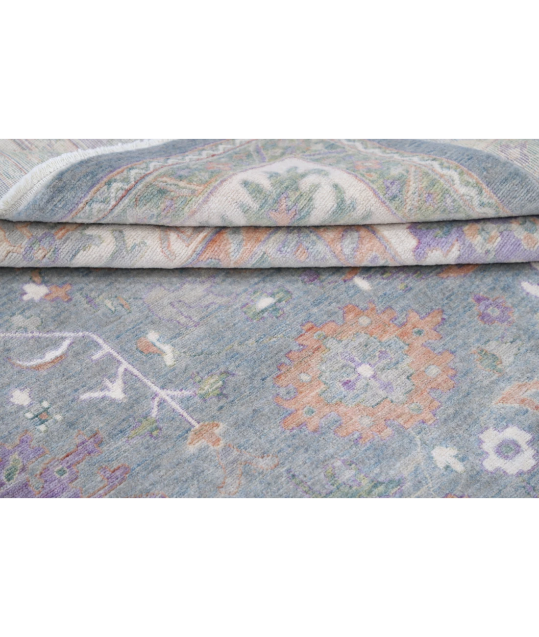 Power Loomed Lily Wool Rug 8' 11" X 12' 0" 8' 11" X 12' 0" (272 X 366) / Grey / Ivory