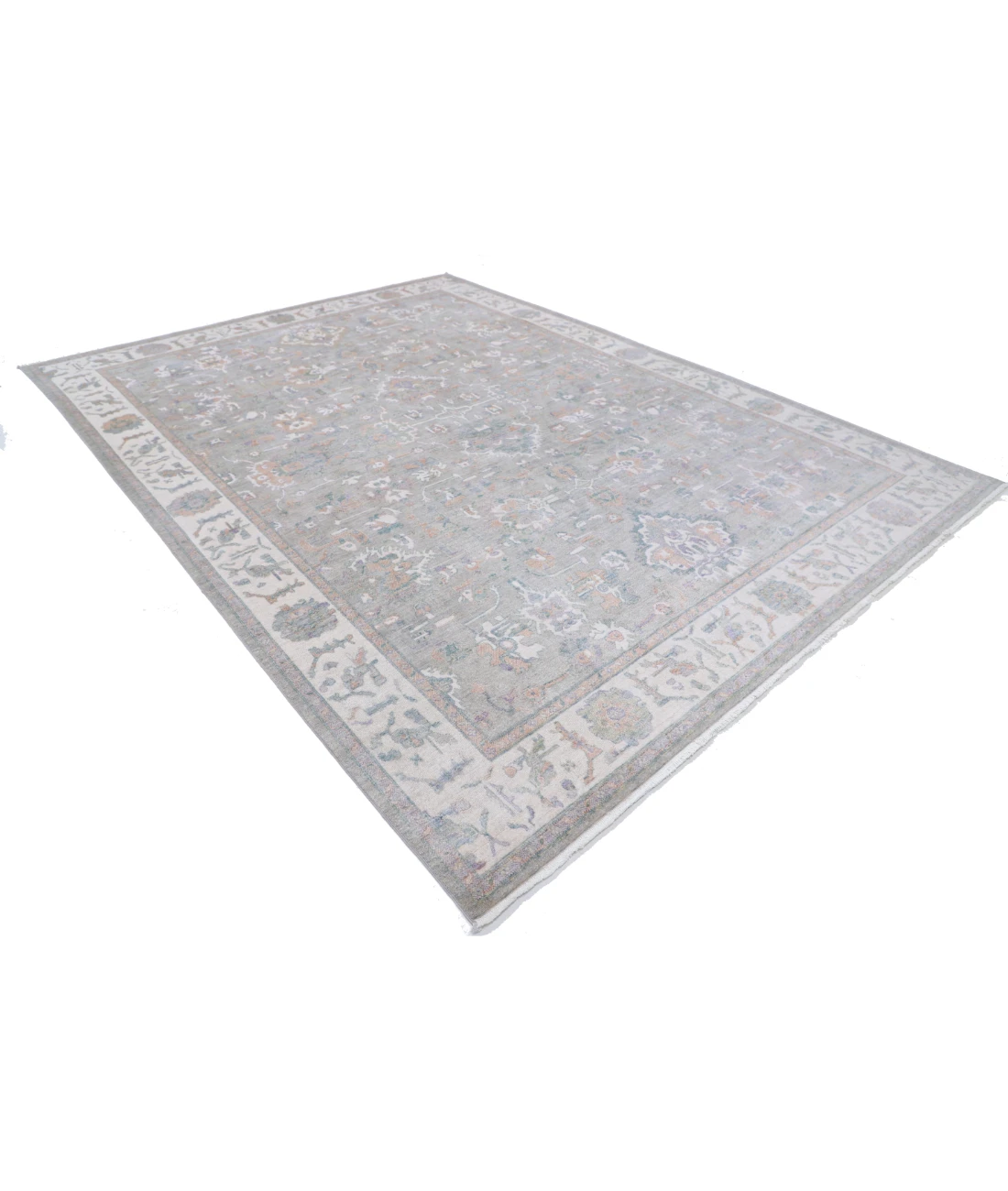 Power Loomed Lily Wool Rug 8' 10" X 11' 11" 8' 10" X 11' 11" (269 X 363) / Grey / Ivory