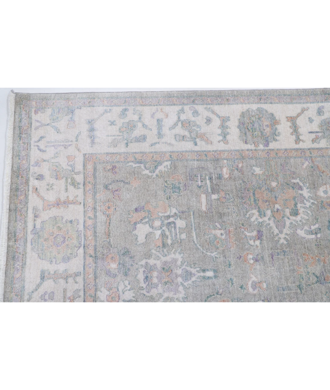 Power Loomed Lily Wool Rug 8' 10" X 11' 11" 8' 10" X 11' 11" (269 X 363) / Grey / Ivory