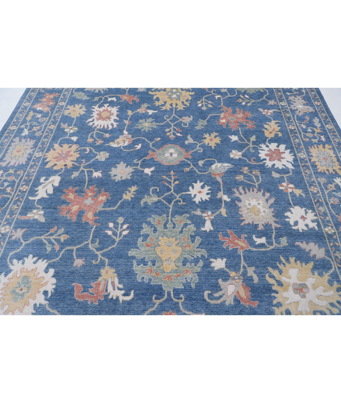 Power Loomed Lily Wool Rug 8' 1" X 9' 10" 8' 1" X 9' 10" (246 X 300) / Blue / Blue