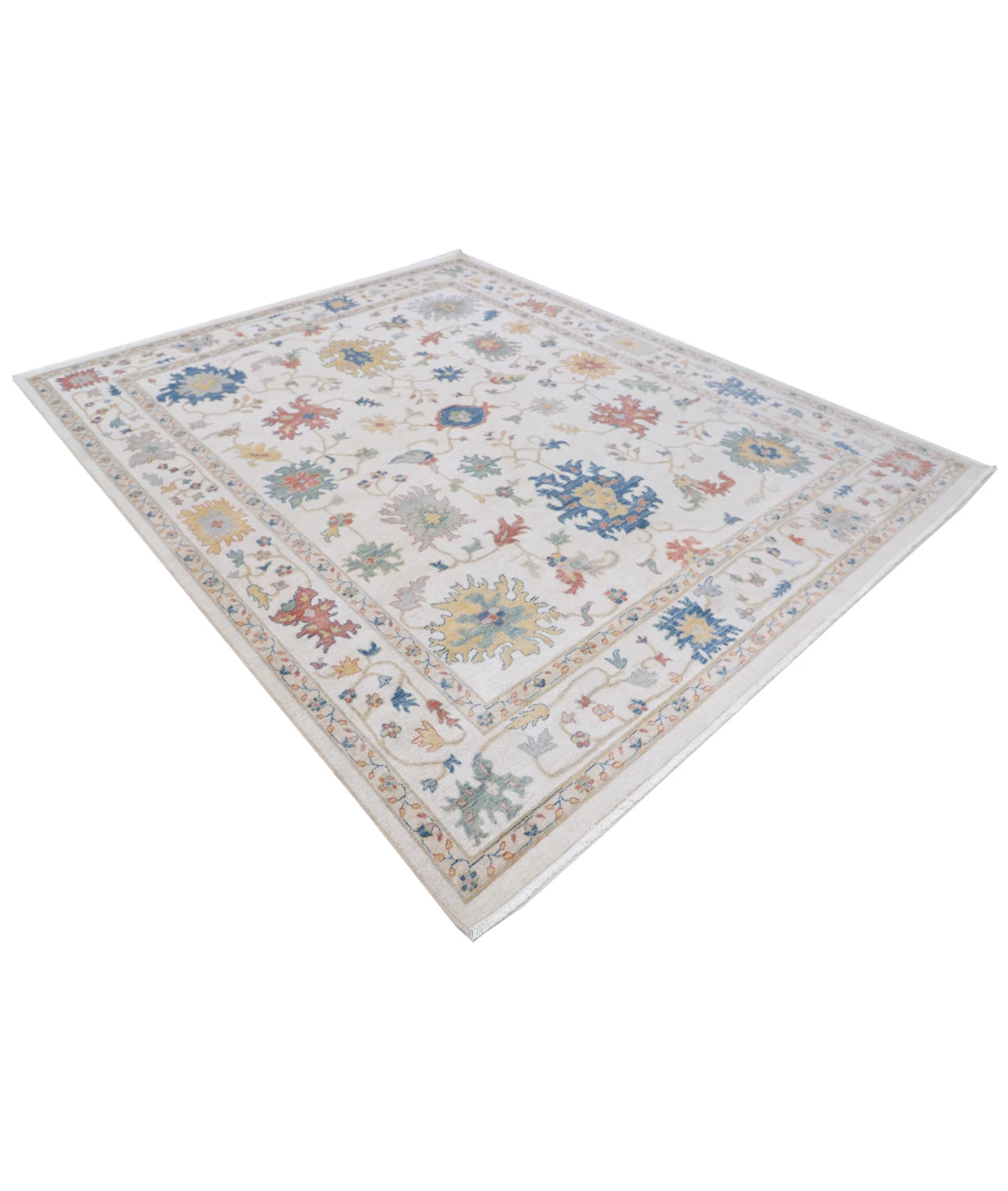 Power Loomed Lily Wool Rug 8' 0" X 10' 0" 8' 0" X 10' 0" (244 X 305) / Ivory / Ivory
