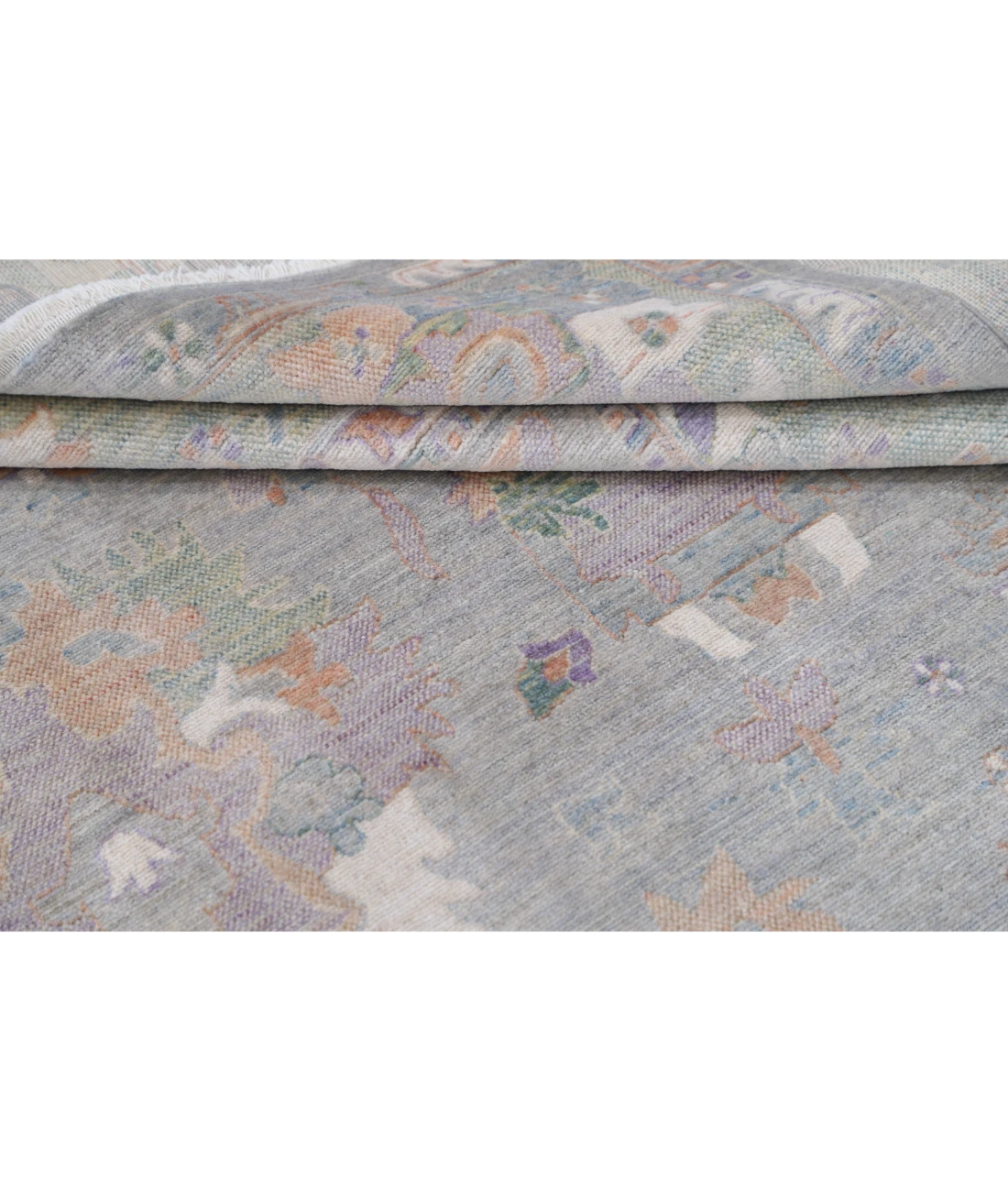 Power Loomed Lily Wool Rug 8' 10" X 11' 11" 8' 10" X 11' 11" (269 X 363) / Grey / Green