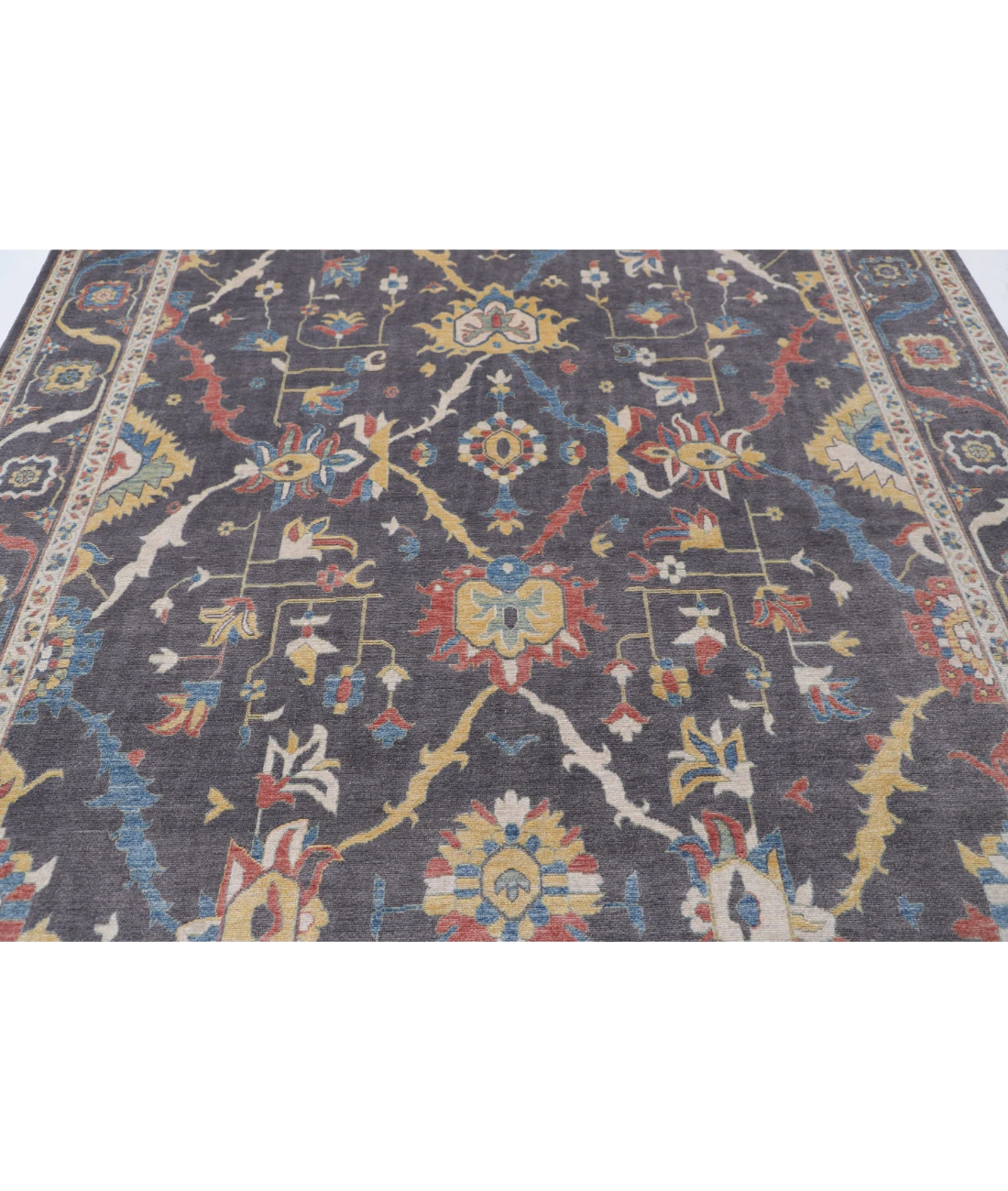Power Loomed Pasha Wool Rug 7' 11" X 9' 11" 7' 11" X 9' 11" (241 X 302) / Brown / Brown