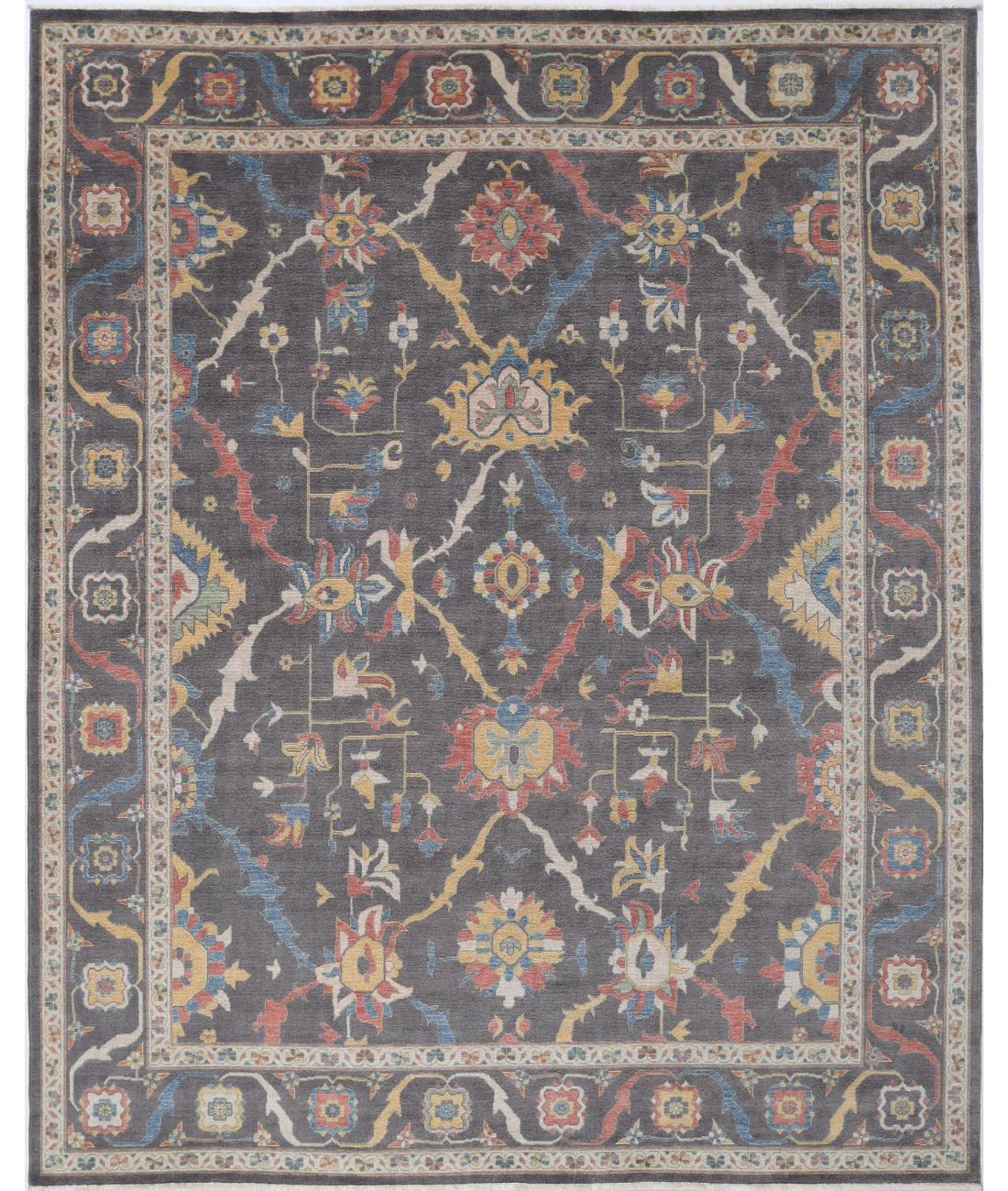 Power Loomed Pasha Wool Rug 7' 11" X 9' 11" 7' 11" X 9' 11" (241 X 302) / Brown / Brown