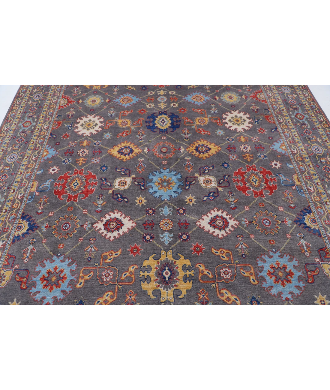 Power Loomed Pasha Wool Rug 7' 11" X 10' 0" 7' 11" X 10' 0" (241 X 305) / Grey / Grey