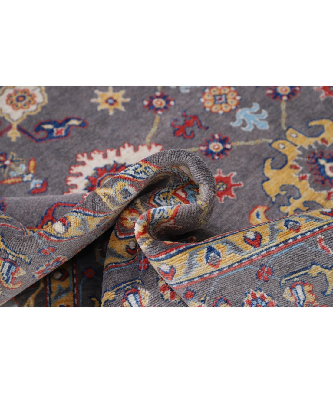 Power Loomed Pasha Wool Rug 7' 11" X 10' 0" 7' 11" X 10' 0" (241 X 305) / Grey / Grey