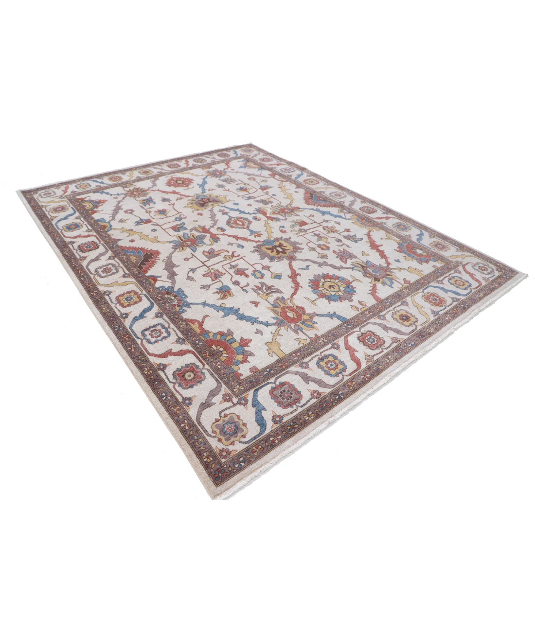 Power Loomed Pasha Wool Rug 7' 10" X 9' 11" 7' 10" X 9' 11" (239 X 302) / Ivory / Ivory