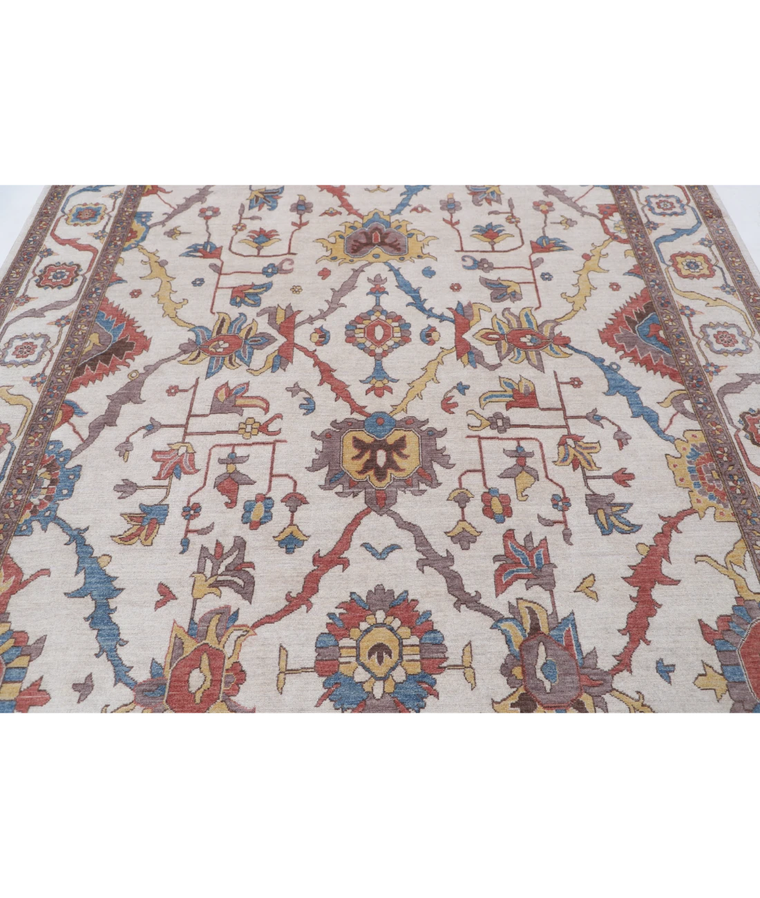 Power Loomed Pasha Wool Rug 7' 10" X 9' 11" 7' 10" X 9' 11" (239 X 302) / Ivory / Ivory