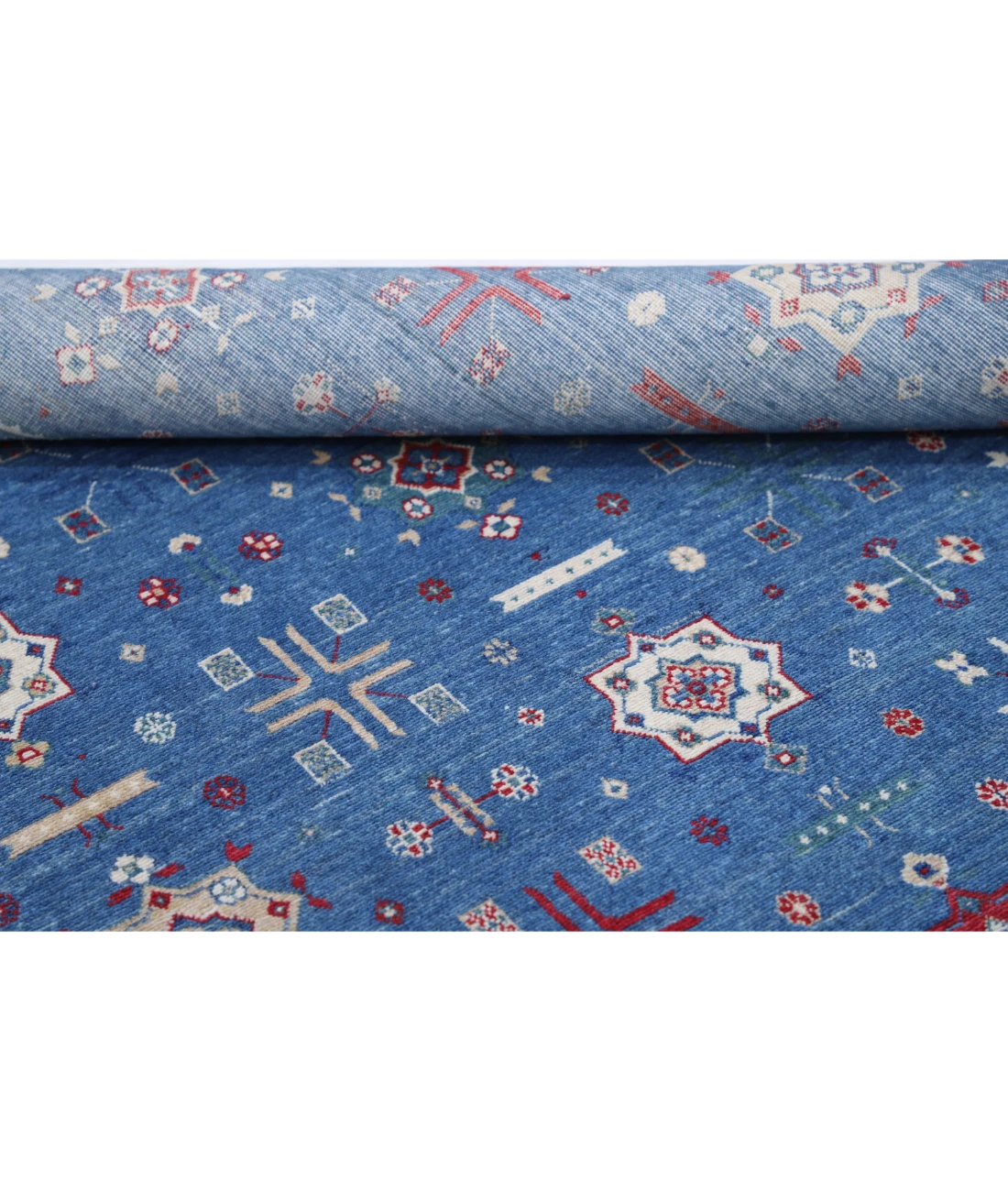 Power Loomed Pasha Wool Rug 8' 1" X 11' 7" 8' 1" X 11' 7" (246 X 353) / Blue / Blue