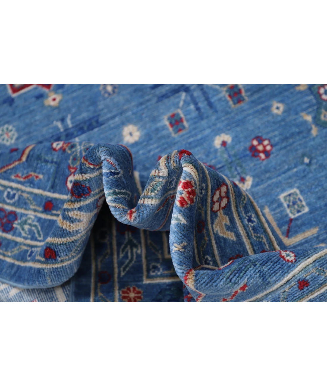 Power Loomed Pasha Wool Rug 8' 1" X 11' 7" 8' 1" X 11' 7" (246 X 353) / Blue / Blue