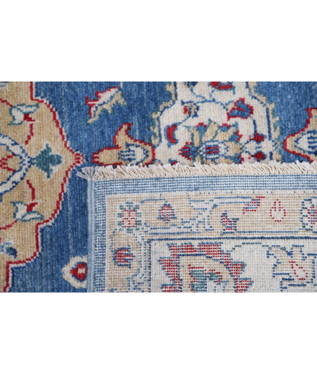 Power Loomed Pasha Wool Rug 7' 2" X 9' 5" 7' 2" X 9' 5" (219 X 287) / Blue / Ivory