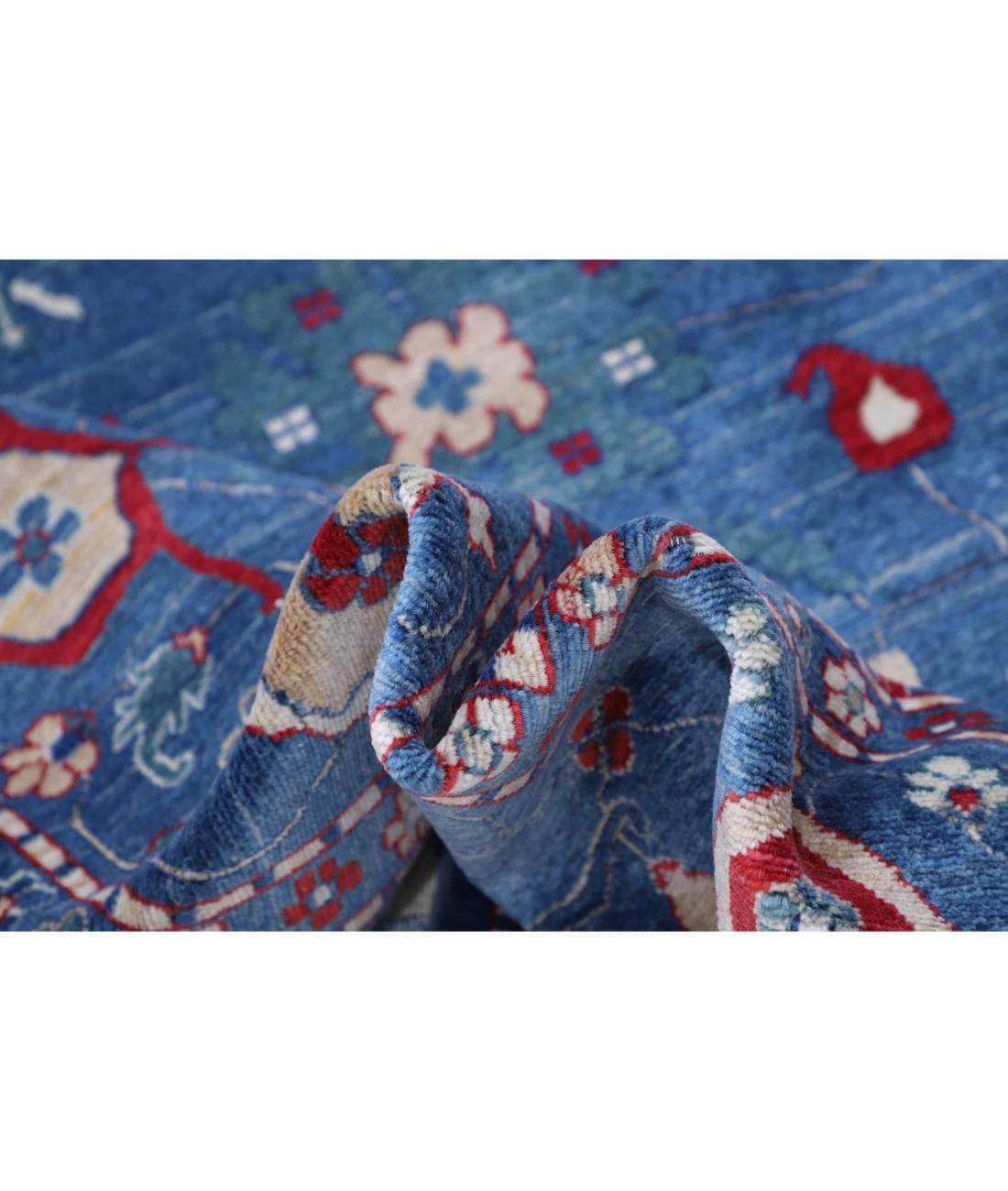 Power Loomed Pasha Wool Rug 9' 4" X 12' 0" 9' 4" X 12' 0" (284 X 366) / Blue / Blue