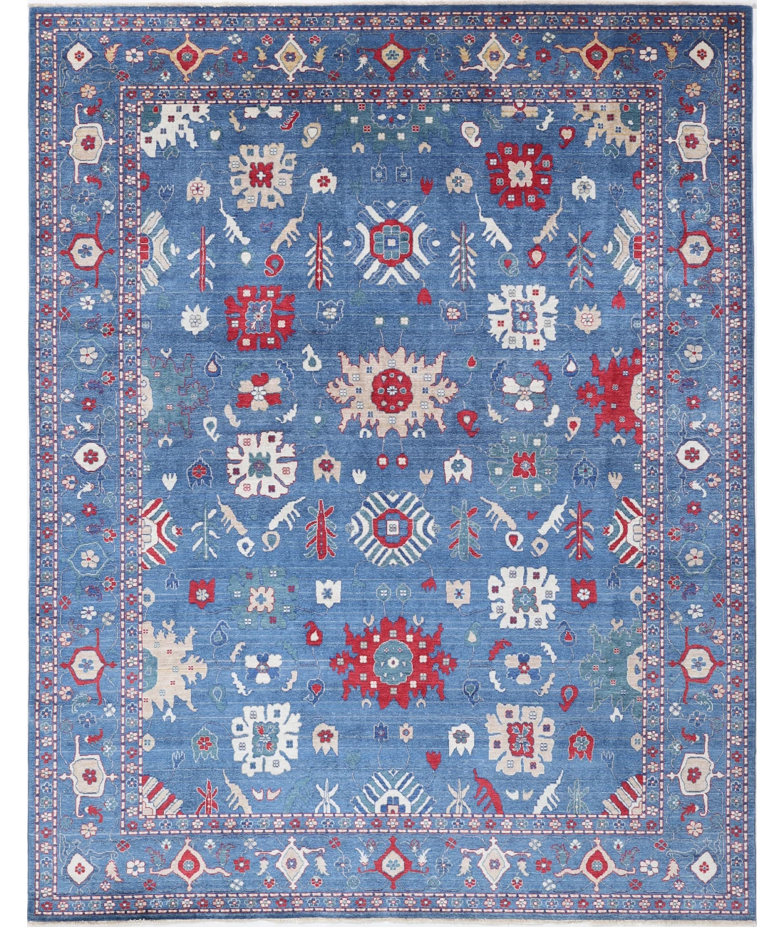 Power Loomed Pasha Wool Rug 9' 4" X 12' 0" 9' 4" X 12' 0" (284 X 366) / Blue / Blue