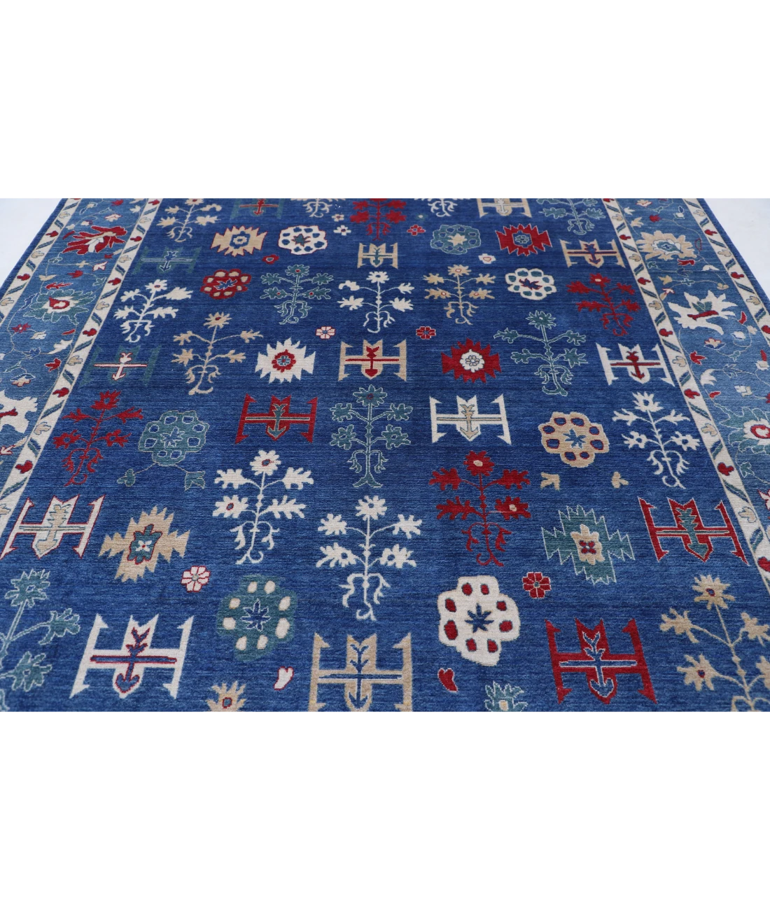 Power Loomed Pasha Wool Rug 8' 10" X 11' 10" 8' 10" X 11' 10" (269 X 361) / Blue / Blue