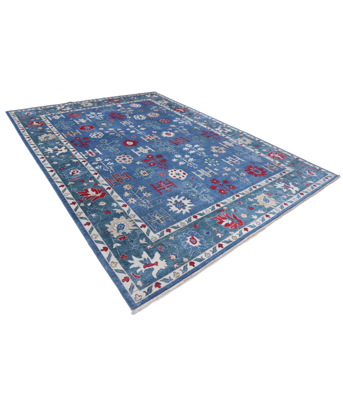 Power Loomed Pasha Wool Rug 8' 11" X 12' 0" 8' 11" X 12' 0" (272 X 366) / Blue / Blue