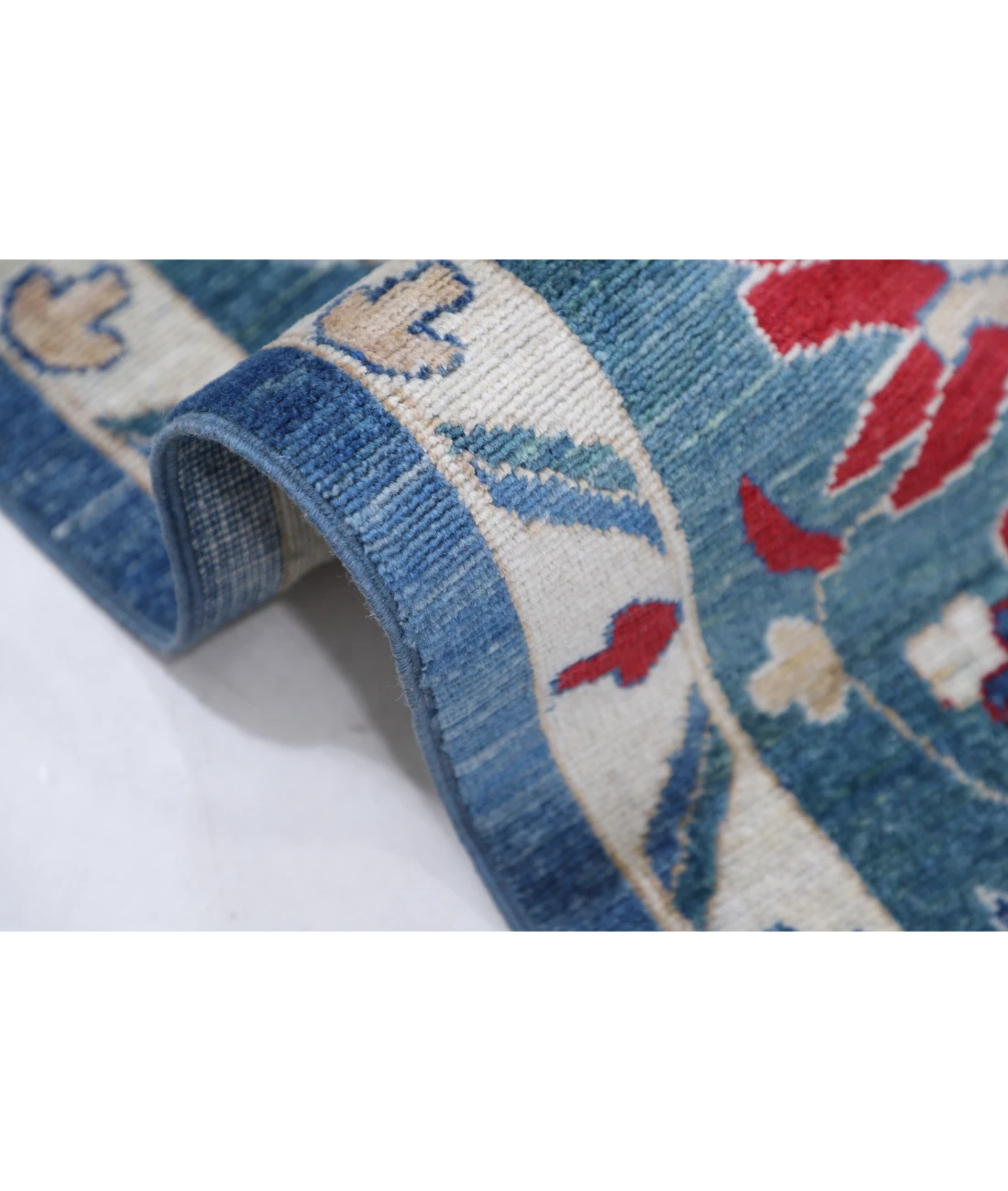 Power Loomed Pasha Wool Rug 8' 11" X 11' 11" 8' 11" X 11' 11" (272 X 363) / Blue / Green