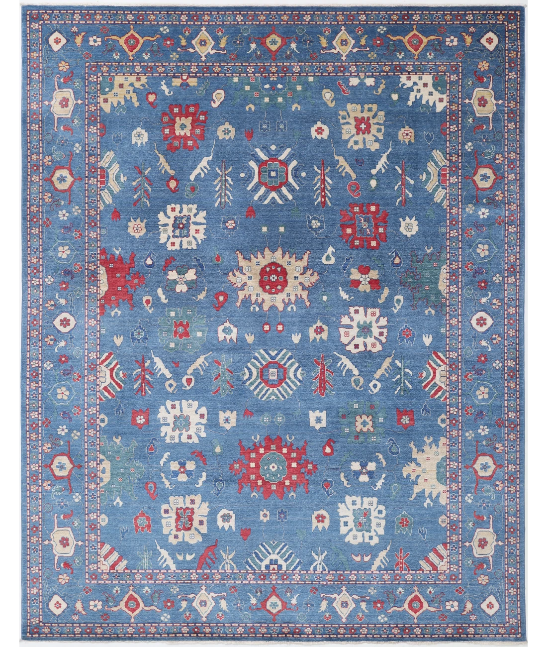 Power Loomed Pasha Wool Rug 9' 4" X 11' 11" 9' 4" X 11' 11" (284 X 363) / Blue / Blue