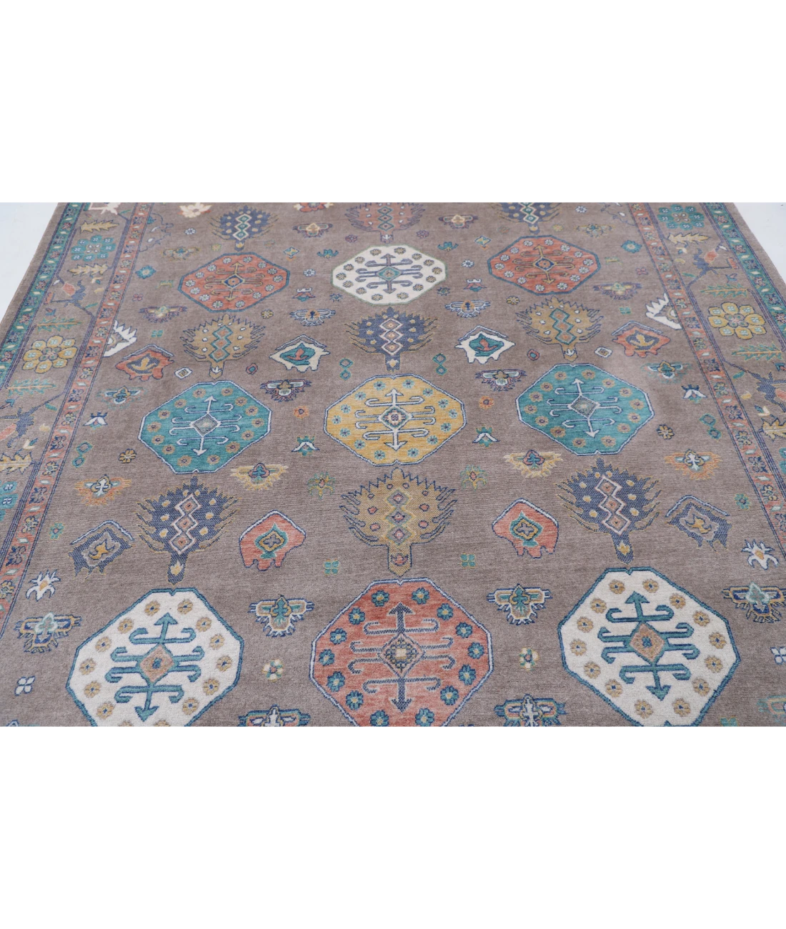 Power Loomed Pasha Wool Rug 8' 0" X 9' 11" 8' 0" X 9' 11" (244 X 302) / Brown / Brown