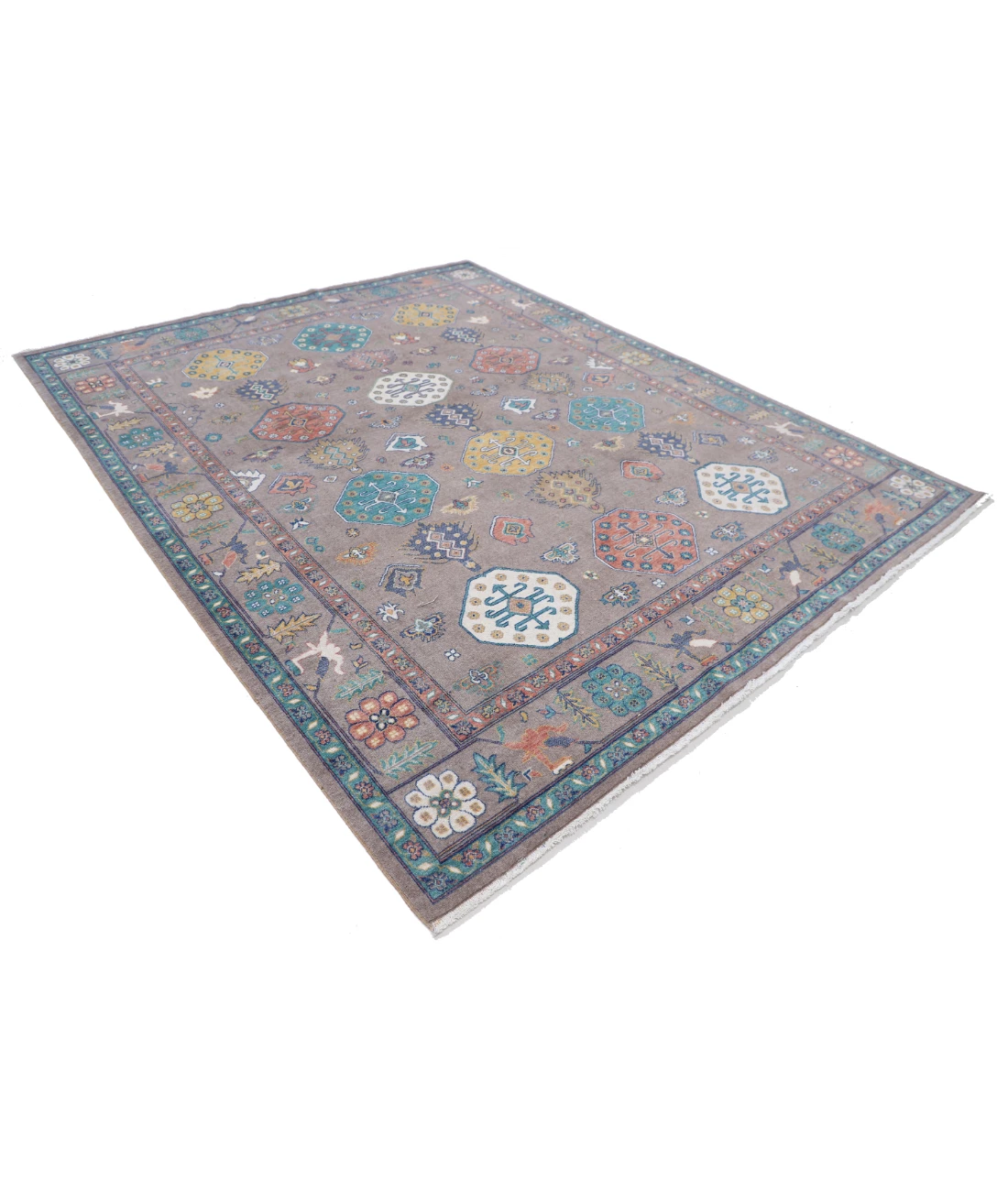 Power Loomed Pasha Wool Rug 8' 0" X 10' 0" 8' 0" X 10' 0" (244 X 305) / Brown / Brown