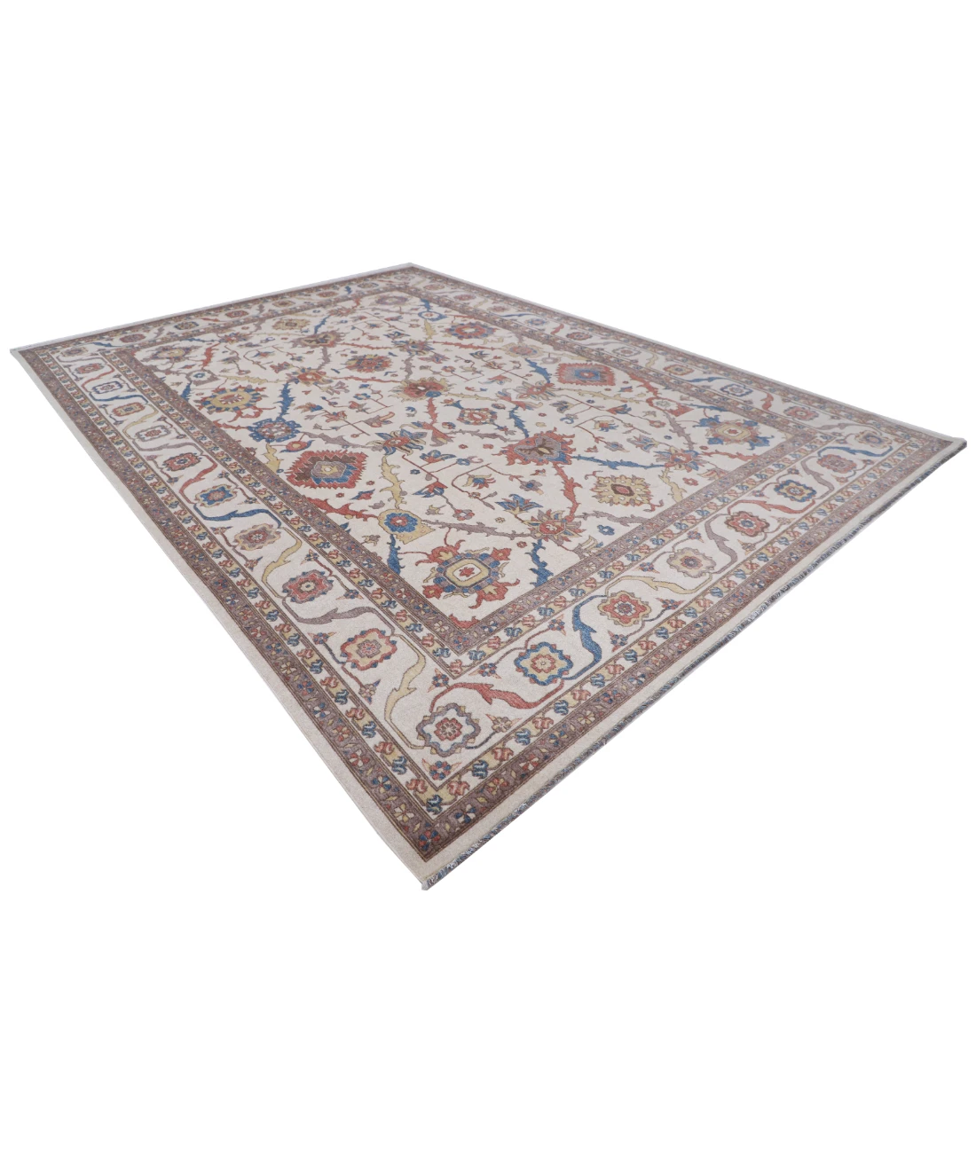 Power Loomed Pasha Wool Rug 9' 11" X 13' 9" 9' 11" X 13' 9" (302 X 419) / Ivory / Ivory