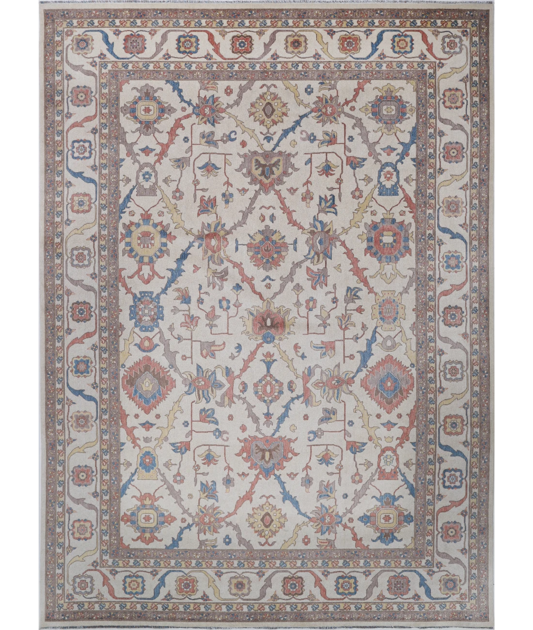 Power Loomed Pasha Wool Rug 9' 11" X 13' 9" 9' 11" X 13' 9" (302 X 419) / Ivory / Ivory