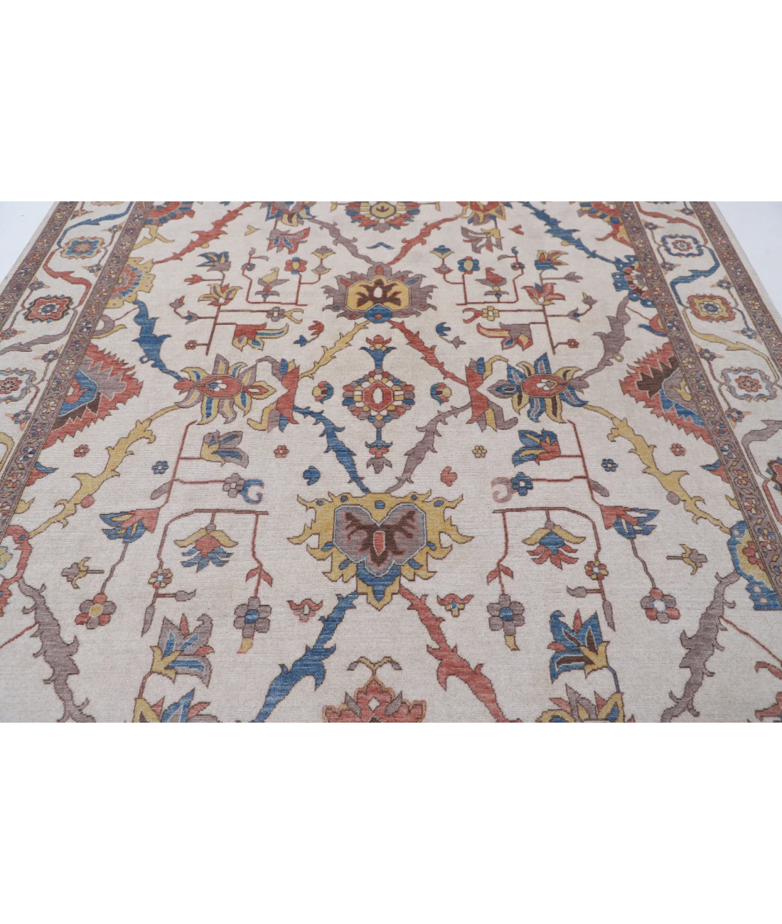 Power Loomed Pasha Wool Rug 7' 10" X 10' 0" 7' 10" X 10' 0" (239 X 305) / Ivory / Ivory