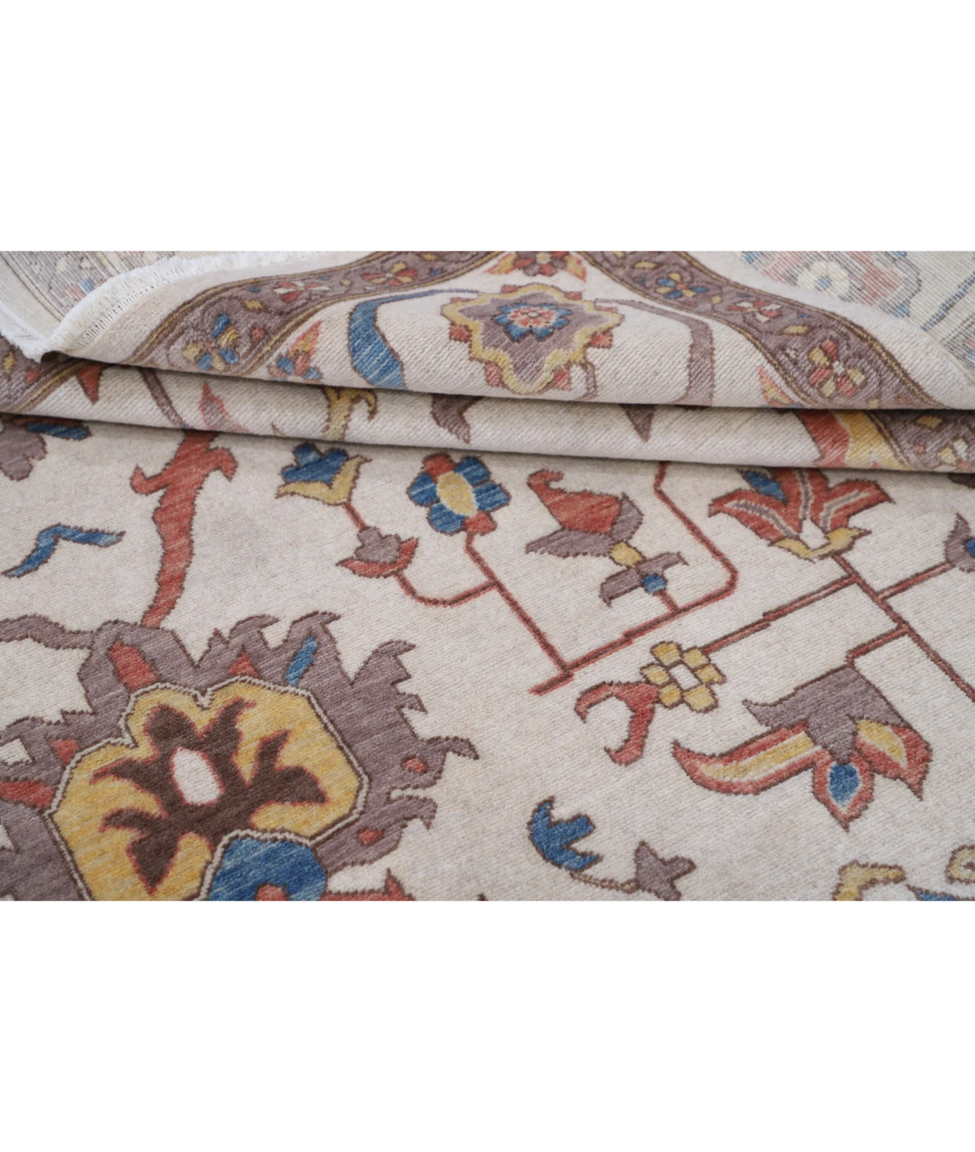Power Loomed Pasha Wool Rug 7' 10" X 10' 0" 7' 10" X 10' 0" (239 X 305) / Ivory / Ivory