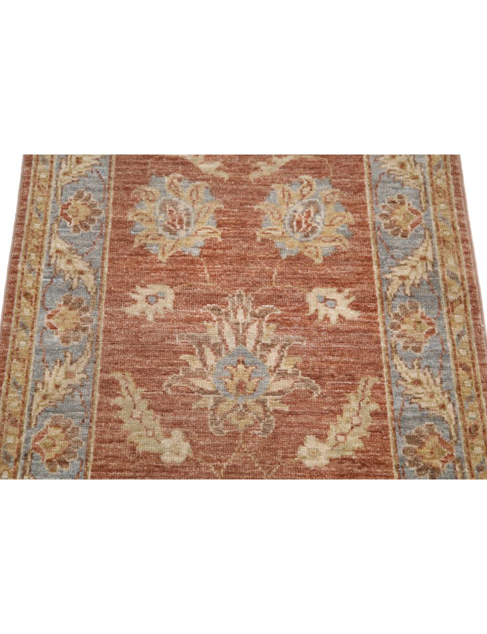 Ziegler 2' 1" X 2' 11" Hand-Knotted Wool Rug 2' 1" X 2' 11" (64 X 89) / Lilac / Blue