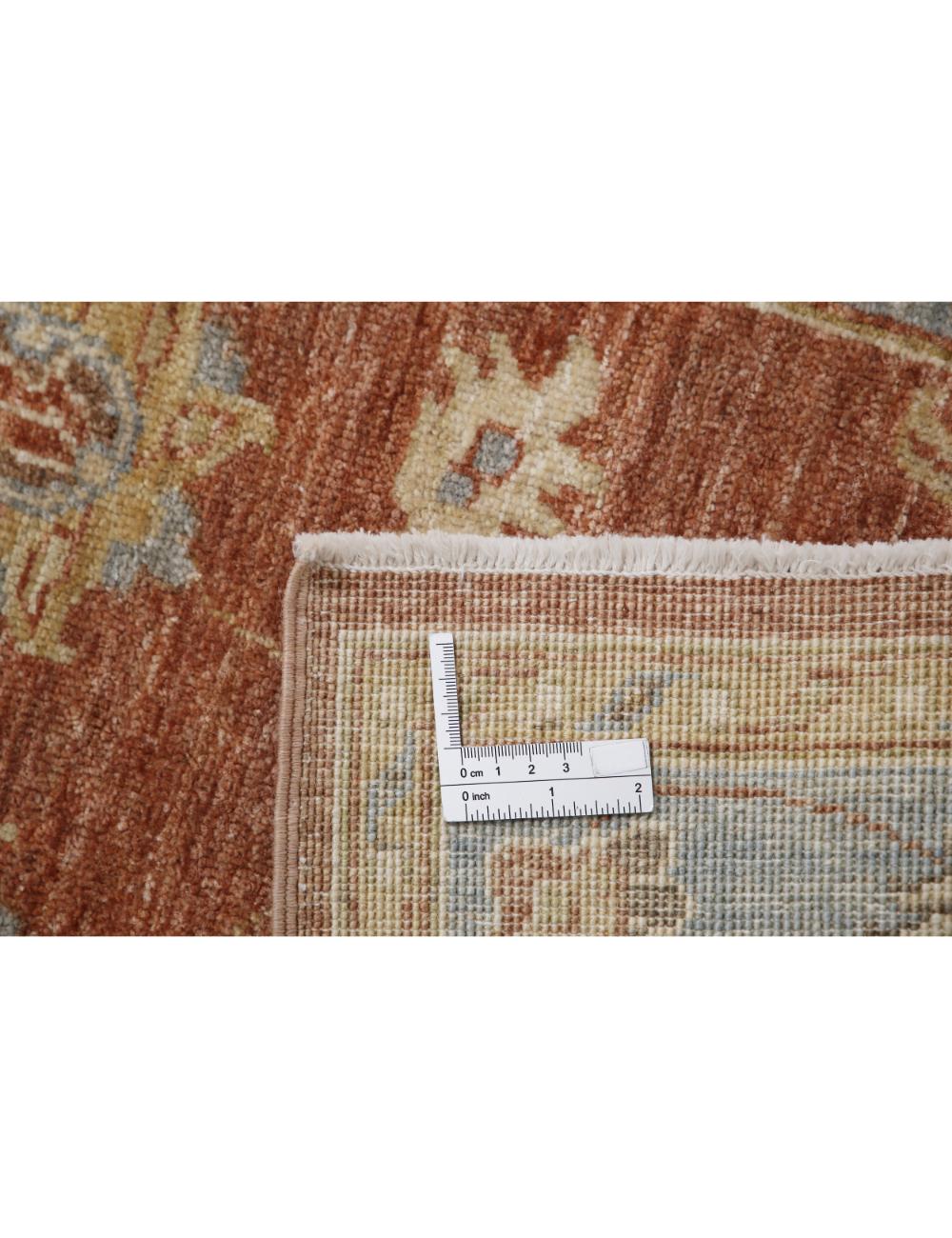 Ziegler 2' 1" X 2' 11" Hand-Knotted Wool Rug 2' 1" X 2' 11" (64 X 89) / Lilac / Blue