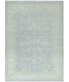 Hand Knotted Serenity Wool Rug - 4'10'' x 6'6'' 4' 10" X 6' 6" ( 147 X 198 ) / Grey / Ivory