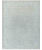 Hand Knotted Farhan Wool Rug - 9'0'' x 11'9'' 9' 0" X 11' 9" ( 274 X 358 ) / Ivory / Taupe