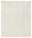 Hand Knotted Artemix Wool Rug - 8'8'' x 9'10'' 8' 8" X 9' 10" ( 264 X 300 ) / Blue / Grey