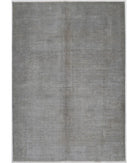 Hand Knotted Overdye Wool Rug - 5'6'' x 7'9'' 5' 6" X 7' 9" ( 168 X 236 ) / Grey / N/A