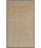 Hand Knotted Serenity Wool Rug - 6'2'' x 11'3'' 6' 2" X 11' 3" ( 188 X 343 ) / Green / Ivory