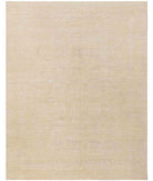 Hand Knotted Khotan Wool Rug - 8'1'' x 10'1'' 8' 1" X 10' 1" ( 246 X 307 ) / Gold / Gold