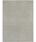 Hand Knotted Overdye Wool Rug - 8'9'' x 12'4'' 8' 9" X 12' 4" ( 267 X 376 ) / Silver / Silver