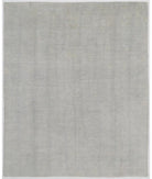 Hand Knotted Overdye Wool Rug - 8'0'' x 9'10'' 8' 0" X 9' 10" ( 244 X 300 ) / Grey / Grey