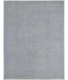 Hand Knotted Overdye Wool Rug - 8'0'' x 10'7'' 8' 0" X 10' 7" ( 244 X 323 ) / Blue / Blue