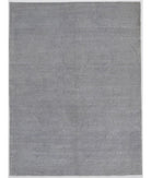 Hand Knotted Fine Overdye Wool Rug - 6'1'' x 8'0'' 6' 1" X 8' 0" ( 185 X 244 ) / Grey / Grey