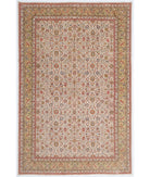 Hand Knotted Ariana Haji Jalili Wool Rug - 8'9'' x 13'2'' 8' 9" X 13' 2" ( 267 X 401 ) / Ivory / Gold