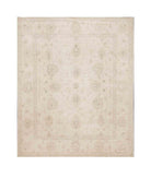 Hand Knotted Serenity Wool Rug - 8'2'' x 9'7'' 8' 2" X 9' 7" ( 249 X 292 ) / Ivory / Taupe