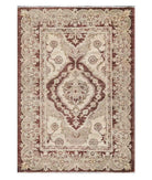 Hand Knotted Ziegler Farhan Wool Rug - 2'8'' x 3'8'' 2' 8" X 3' 8" ( 81 X 112 ) / Ivory / Brown