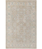 Hand Knotted Serenity Wool Rug - 3'11'' x 5'11'' 3' 11" X 5' 11" ( 119 X 180 ) / Brown / Ivory