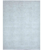 Hand Knotted Fine Artemix Wool Rug - 8'8'' x 11'8'' 8' 8" X 11' 8" ( 264 X 356 ) / Grey / Ivory